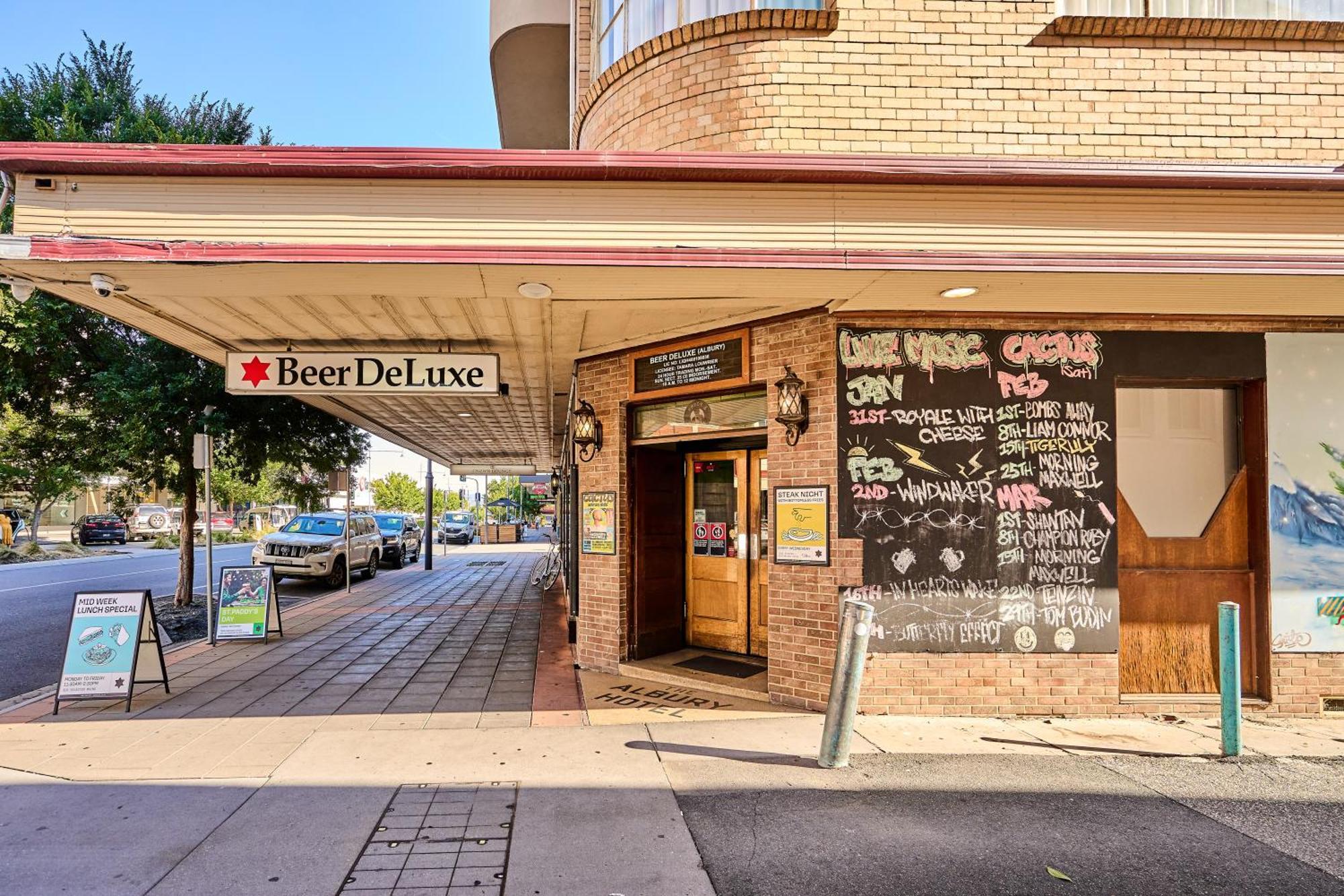 Hotel Beer Deluxe Albury Exterior foto