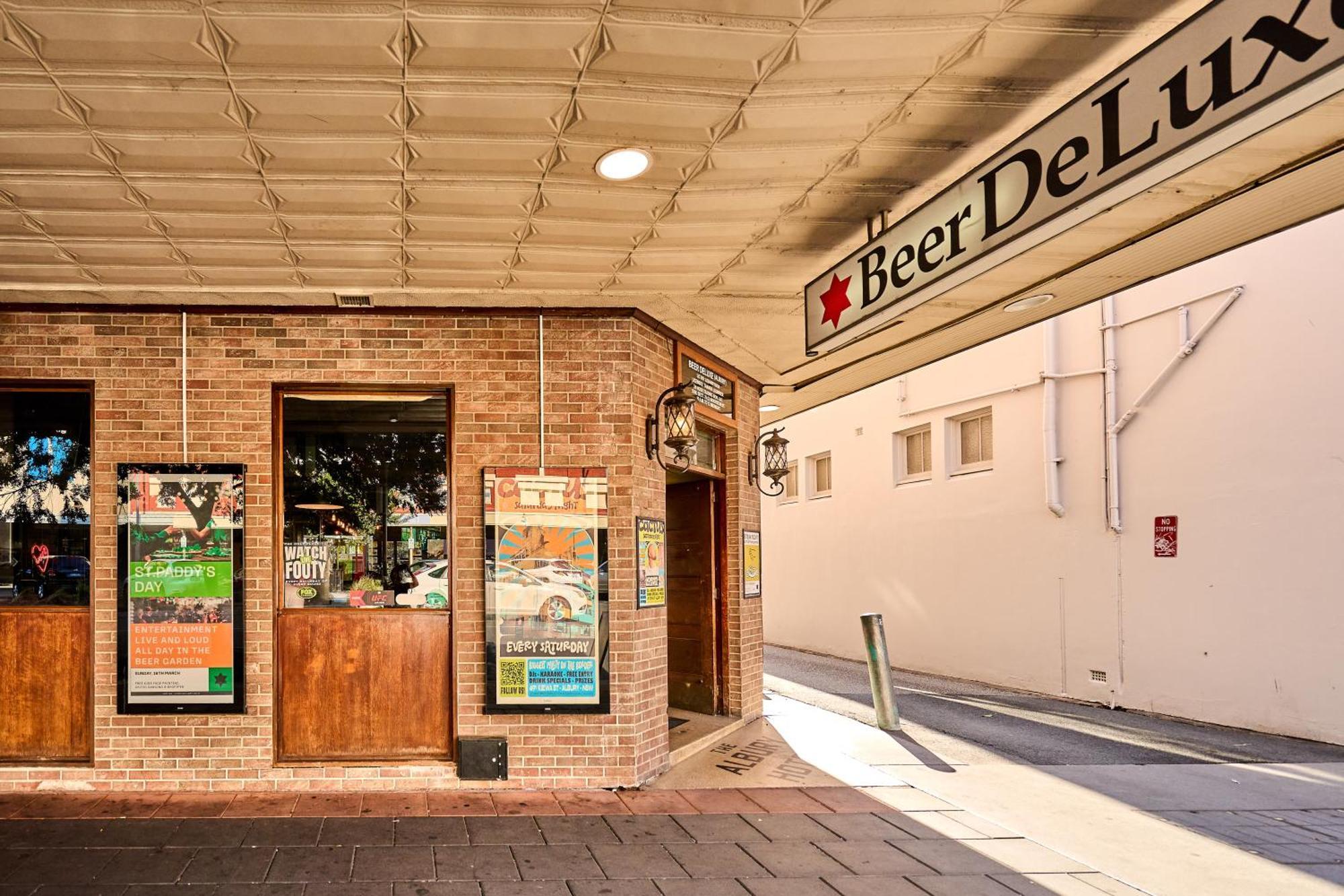 Hotel Beer Deluxe Albury Exterior foto